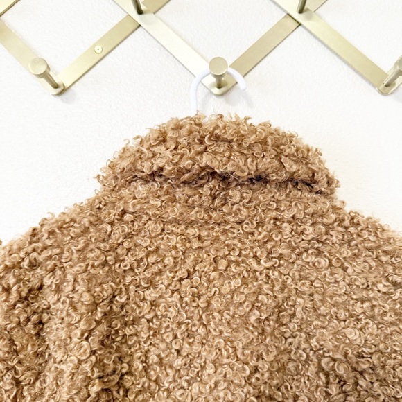 NWT Polo Ralph Lauren High-Pile Curly Fleece Teddy Bomber Jacket size large - Picture 11 of 13